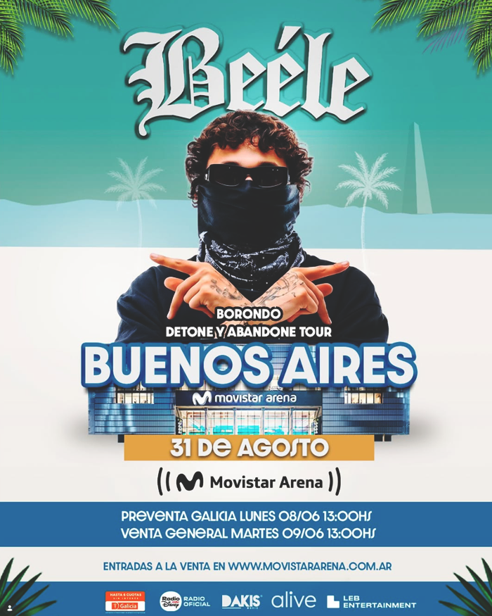 Beéle en Movistar Arena