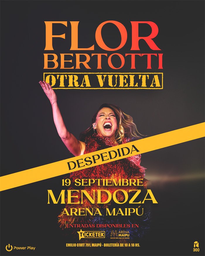 Flor Bertotti en el Arena Maipu
