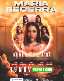 María Becerra en Movistar Arena
