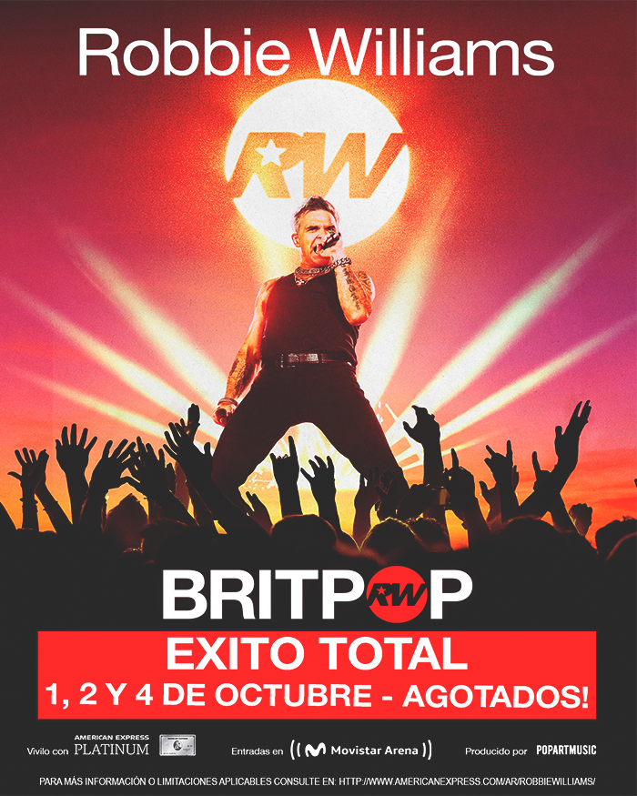 Robbie Williams en Movistar Arena
