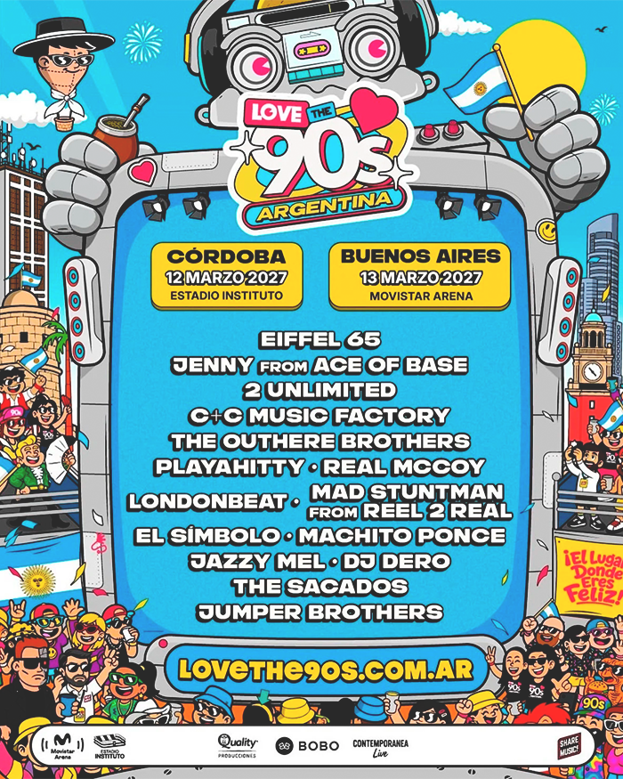 Love the 90’s en Movistar Arena